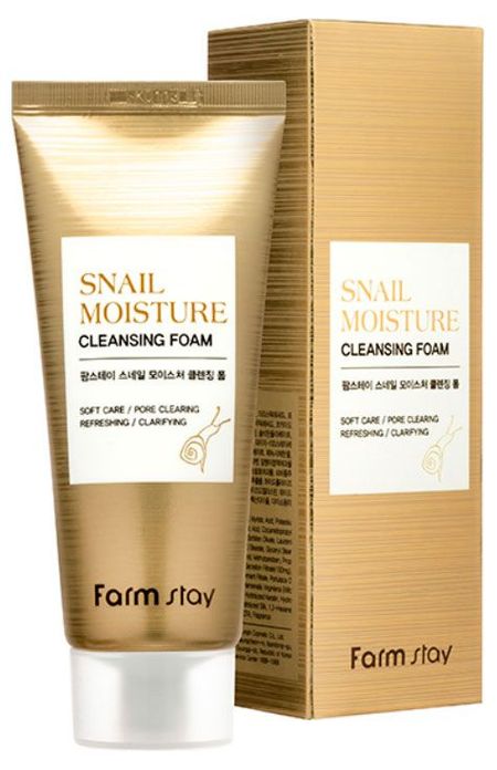 Пенка для лица FarmStay с муцином улитки увлажняющая, 100 мл