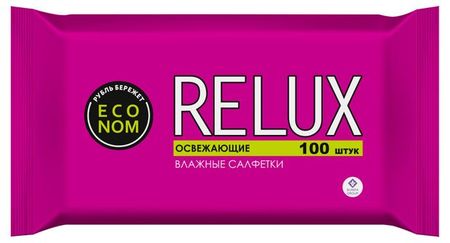 Салфетки влажные RELUX освежающие, 100 шт