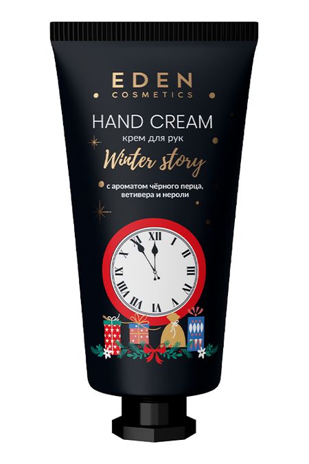 Крем для рук EDEN Winter story GOLDEN с ароматом черного перца, ветивера и нероли, 50мл