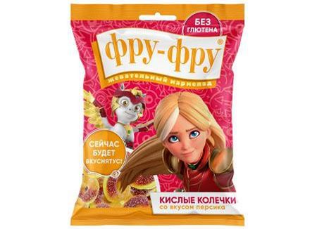 ФРУ-ФРУ ТАРА ДУНКАН Кислые колечки, 80 гр, мармелад жевательный джоан дункан оливер энни леннокс беседы с буддой