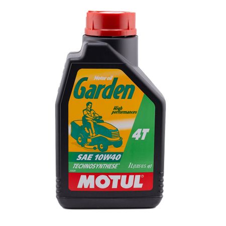 Масло для 4-тактных двигателей Motul Garden 4T 10W40 всесезонное синтетическое 1 л (MBK0037659) введение в трибологию поршневых двигателей учебник