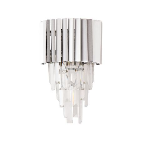 Бра Arte Lamp Muscadia Е14 120 Вт 220 В серебро IP20 (A1004AP-2SI) бра arte lamp mallorca e27 40 вт 220 в серебро ip20 a1021ap 1ss