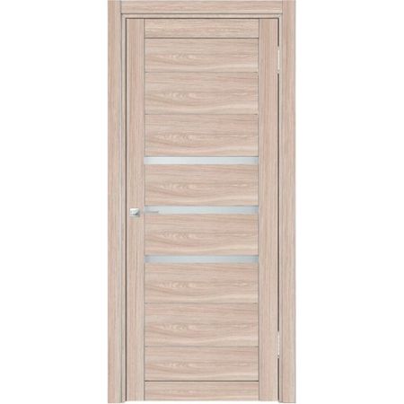 Дверь межкомнатная Мюнхен 01 600х2000 мм финишпленка ясень шимо со стеклом
