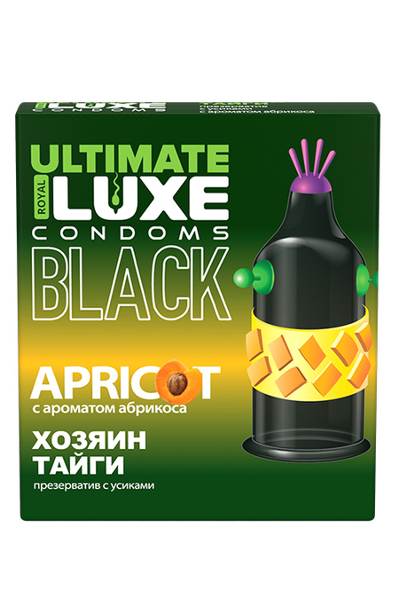 Презервативы Люкс BLACK ULTIMATE Хозяин Тайги (Абрикос) №1 владислав михайлович ляхницкий эхо тайги