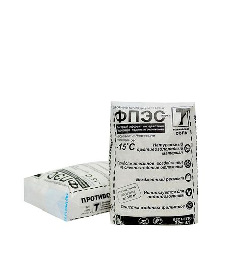 Реагент противогололедный ФПЭС марка Т -15 °С 25 кг слушай люби люби мысли о главном навеянные евангелием от марка