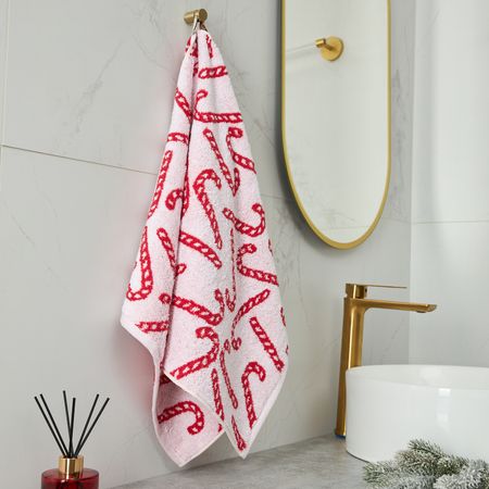 Полотенце махровое Рождественская карамель/ Caramella di Natale рождественская повязка на голову с рогом оленя