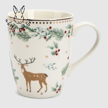 Кружка White Rabbit Ny deer 330 мл, belly 12x8,4x10,5 см