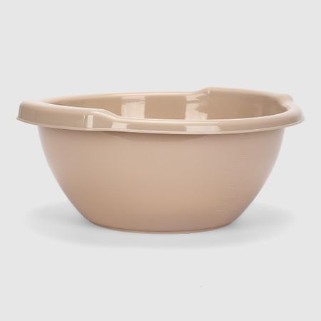 Таз Follow me круглый бежевый 9 л 37,5x36,5x17 см