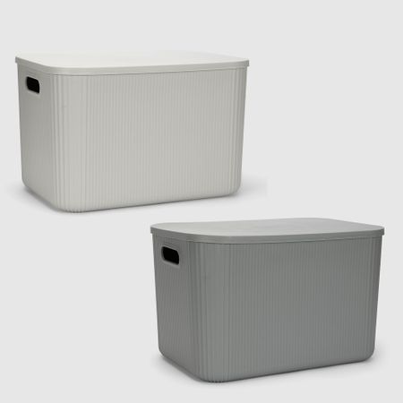 Ящик для хранения Emhouse Pure 21 л 38x26x24 см в ассортименте