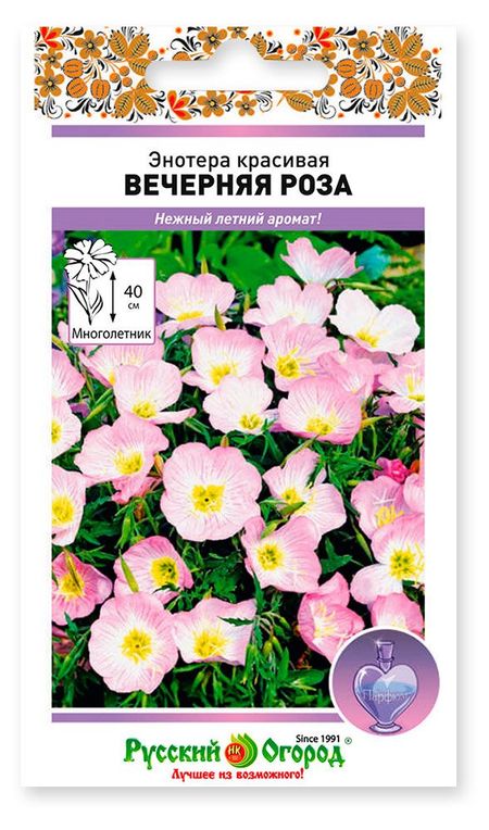 Семена Русский Огород Цветы Энотера красивая Вечерня