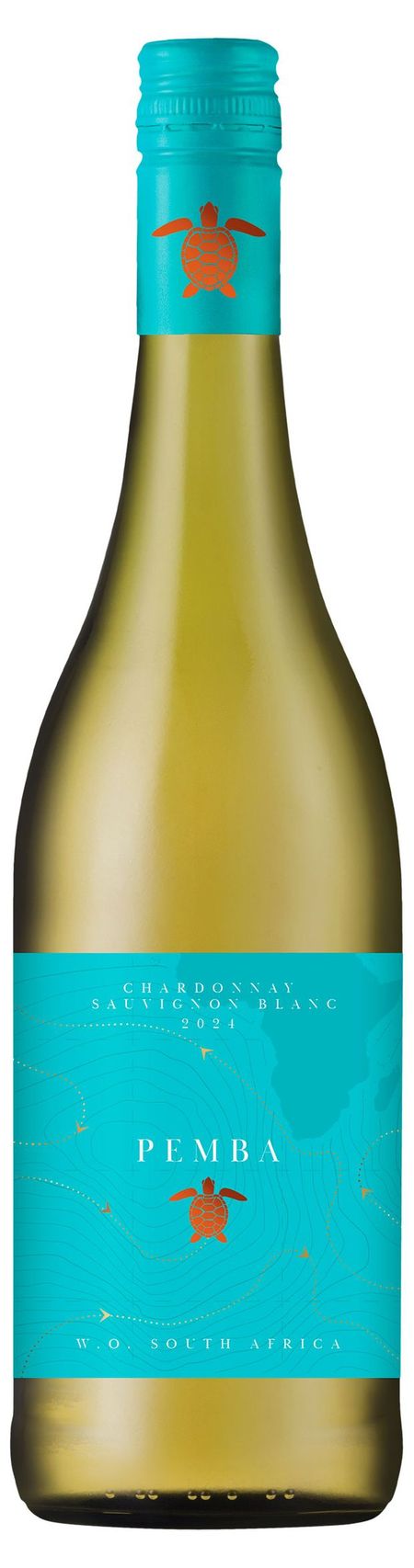 Вино Pemba Chardonnay Sauvignon Blanc белое полусухое ЮАР, 0,75 л