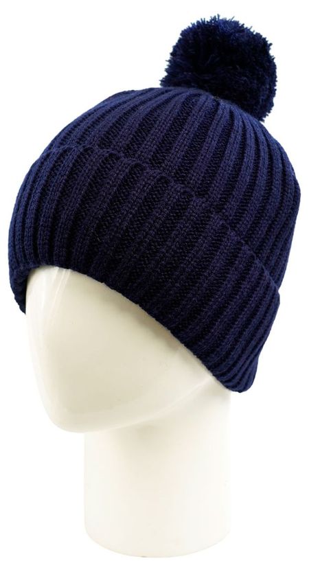 Шапка мужская Fishka синяя, р. 56-58