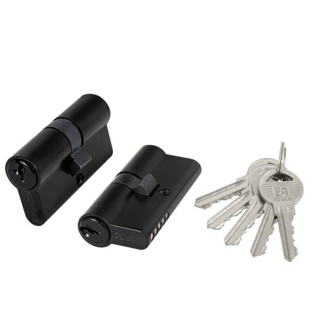 Цилиндр Fuaro 100 ZA 70 35х35 мм ключ/ключ черный джонатан франклин пост ключ к более глубоким близким и крепким взаимоотношениям с богом пост молитва и ходатайс