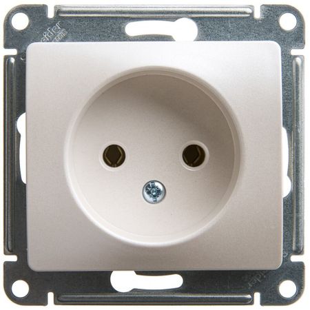 Розетка Systeme Electric Glossa встраиваемая перламутр (GSL000641)