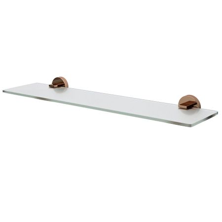 Полка для ванной WasserKraft Asphe 7700 530х50х142 мм металл розовое золото (K-77724)