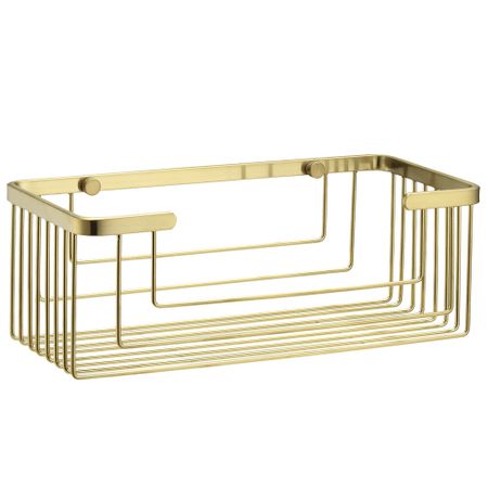 Полка для ванной WasserKraft Elbe K-7200 275х10х133 мм металл золото (K-711BG)