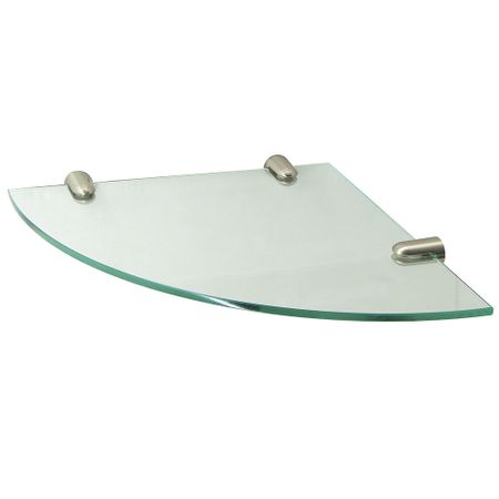 Полка для ванной WasserKraft угловая 290х30х290 мм стекло/металл никель (K-533N) эрих фромм душа человека