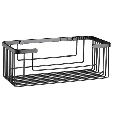 Полка для ванной WasserKraft Elbe K-7200 275х10х133 мм металл черная (K-711PB)