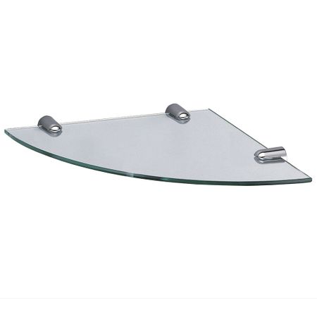 Полка для ванной WasserKraft угловая 290х30х290 мм стекло/металл хром (K-533) эрих фромм душа человека