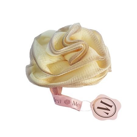 Мочалка MEA Губка-цветок для душа желтая мягкая губка для душа в форме кошачьей лапки