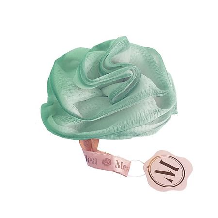 Мочалка MEA Губка-цветок для душа зеленая мягкая губка для душа в форме кошачьей лапки