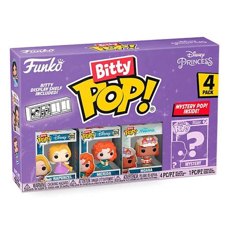 Набор детский FUNKO Фигурка Bitty POP! Disney Princess из серии «Рапунцель» disney мультяшные смоляные фигурки для декорирования