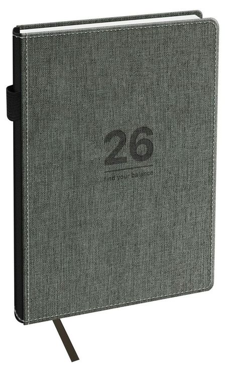 Ежедневник BG Fillsta Gray датированный А5, 176 л