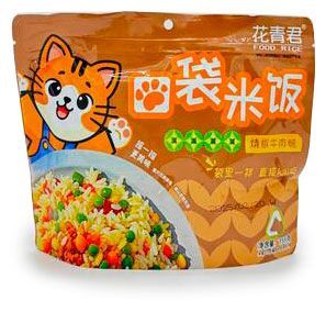 Рис быстрого приготовления Food Rice со вкусом говядины Китай, 155 г