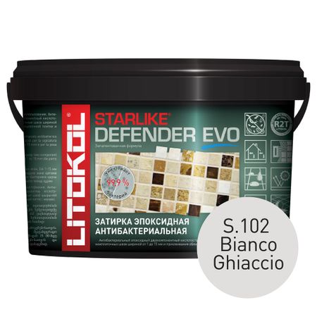 Затирка эпоксидная Litokol Starlike Defender Evo s.102 белый лед 1 кг борис васильевич болотов здоровье человека в нездоровом мире 2 е изд