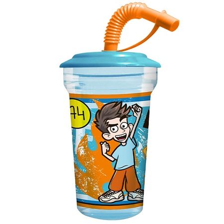 Стакан ND PLAY Стакан с трубочкой «Влад А4», дизайн 1