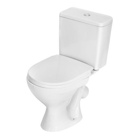 Унитаз-компакт Gesso Home de luxe Проксима с косым выпуском с сиденьем пластик сиденье для унитаза ofelis home полипропилен