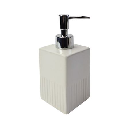 Дозатор для жидкого мыла ND PLAY Диспенсер для жидкого мыла «Cube» керамический диспенсер для мыла в виде пирамиды