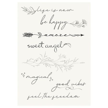 Тату MESHU Временные тату 8 штук кабошоны из смолы ywbeads из 20 штук