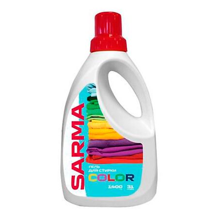 Гель для стирки SARMA Жидкое средство для стирки Колор гель для стирки konigliche wasche wasch lowe колор 4л