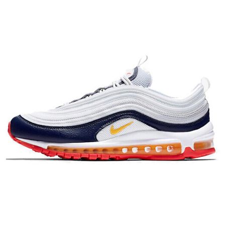 Кроссовки NIKE Кроссовки Air Max 97 Midnight Navy Racer Pink Laser Orange открыток bounprem laser lomo card 55 шт