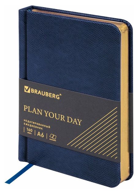 Еженедельник BRAUBERG Iguana А6, 160 л в ассортименте