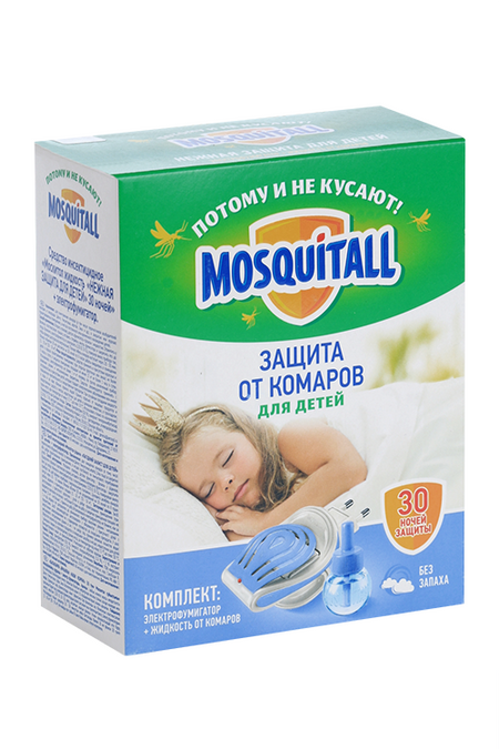 Прибор+жидкость Москитол Нежная защита д/детей 30 ночей