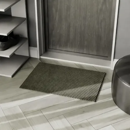 Коврик 48x68 см ЭВА ромбы цвет серый 2 шт автомобильный силиконовый коврик для чашки с водой противоскользящий коврик для напитков для smart fortwo 451 450 453 eq forfour coupe cabrio crossblade roadster