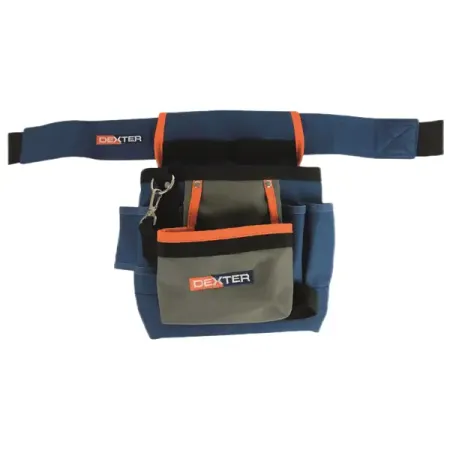 Сумка для инструментов поясная Dexter 300x240x50 мм, ткань