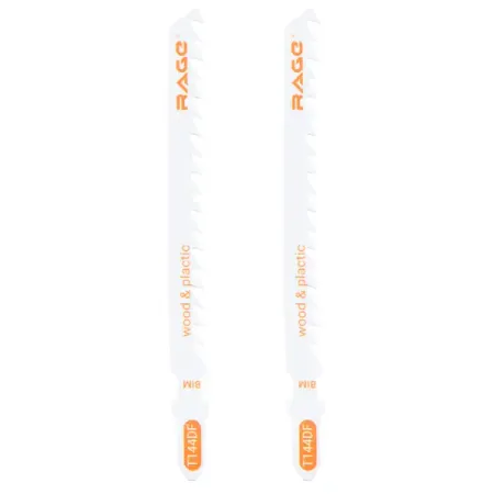 Пилка для электролобзика по дереву и пластику Rage T144DF чистый рез, 2 шт.