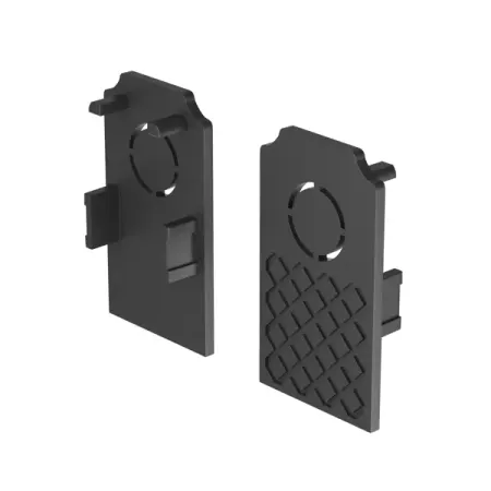 Заглушка шинопровода встраиваемого Voltega цвет черный отличное количество 50 шт 4 про 2 фазы миниатюрный шаговый двигатель 10 типов 5 шт в пластиковой коробке для инструментов