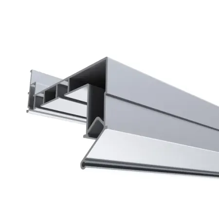 Профиль с карнизом Apeyron алюминиевый 71x61 мм 2 м