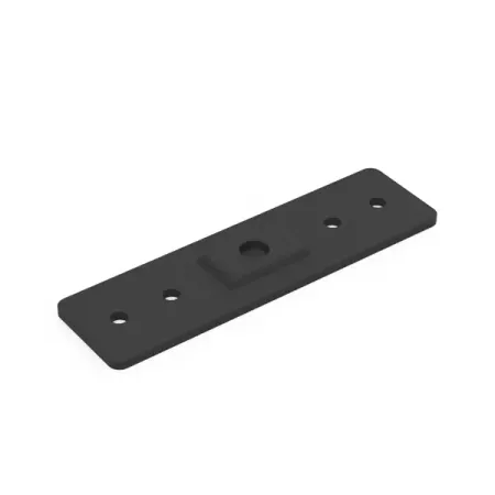 Коннектор Voltega Twist прямой жесткий для шинопроводов накладных цвет черный