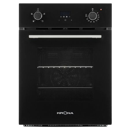 Духовой шкаф электрический встраиваемый Krona Lazio 45 BL 447 мм черный цифровые бамбуковые часы с голосовым управлением