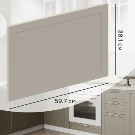 Фасад для кухонного шкафа Ньюпорт 59.7x38.1 см Delinia ID МДФ цвет топо сергей александрович леваков наталия алексеевна шешукова сергей вячеславович пауков benign and pre invasive cervical conditions educational and methodical manual
