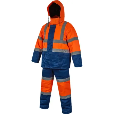 Костюм рабочий утепленный Дорожник цвет оранжевый размер 52-54 рост 170-176 см одежда yami yami одежда костюм для собак с капюшоном оранжевый xl