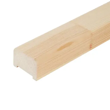 Поручень прямоугольный сращенный хвоя Сорт Экстра 40x60x3000 мм