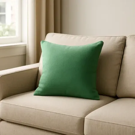 Подушка Flandria 45x45 см цвет зеленый Kelp 3