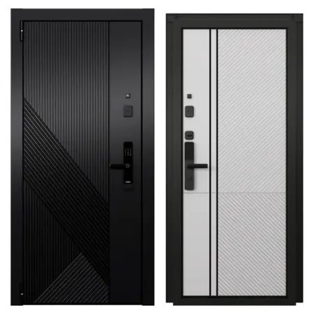 Входная дверь металлическая Протон Стар 95x205 см правая бьянко