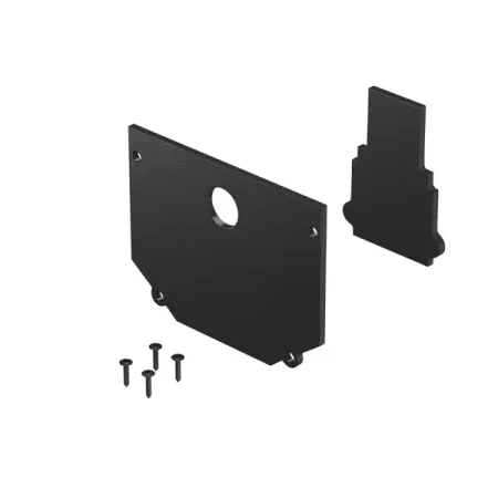 Заглушка шинопровода Voltega цвет черный